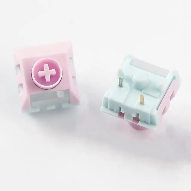 Alt view image 4 of 7 - Kailh Box Saker 5-Pin Linear MX Mechanical Switches Ultra-Short Travel Lightning-Quick Trigger Perfect for High-Performance Gaming Keyboards (90)