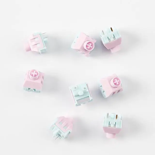 Alt view image 5 of 7 - Kailh Box Saker 5-Pin Linear MX Mechanical Switches Ultra-Short Travel Lightning-Quick Trigger Perfect for High-Performance Gaming Keyboards (90)