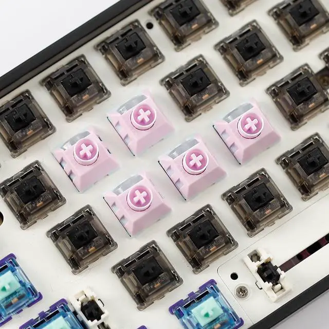 Alt view image 6 of 7 - Kailh Box Saker 5-Pin Linear MX Mechanical Switches Ultra-Short Travel Lightning-Quick Trigger Perfect for High-Performance Gaming Keyboards (90)