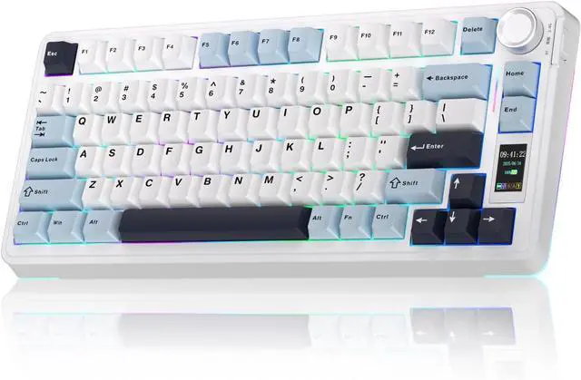 Main image of AULA S75 PRO Wireless Mechanical Keyboard with Screen&Knob, 75% Hot Swappable Gaming Keyboard with Pre-lubed Switches, RGB Backlit, PBT Keycaps Creamy Sounding Pc Gaming Keyboards
