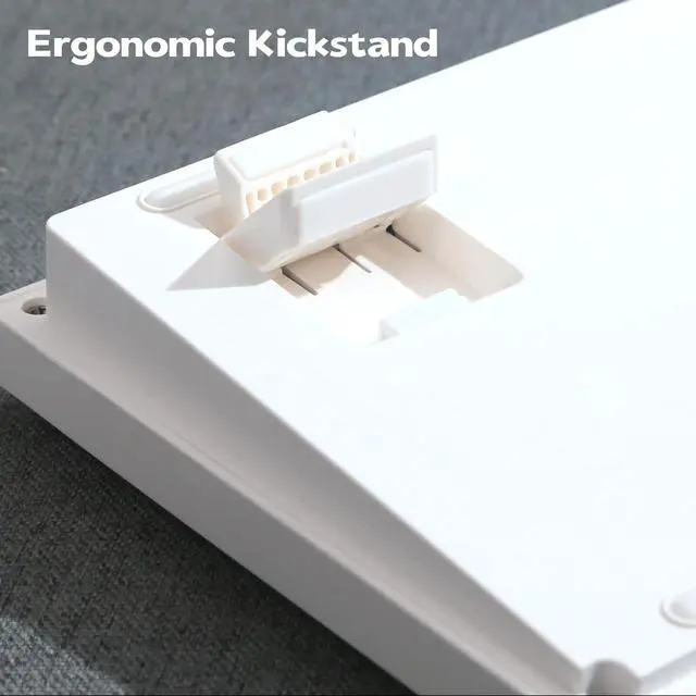 Alt view image 5 of 7 - BOYI GMK108 Barebones Keyboard Kit,VIA/GMK Programable Gasket Mounted BT5.0/2.4GHz/Type-C Wired 100% Full Size Custom PCB DIY Hot-Swap Mechanical Keyboard Kit (White)