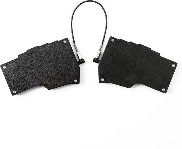 Alt view image 7 of 7 - YMDK Corne V4.1 46 Keys Split Keyboard Ergonomic Hotswappable 40% Layout 3D PLA RGB QMK Vial All Key Programmable Mini Independent Gaming Keyboard Kit (Wired Red Black Split 46)