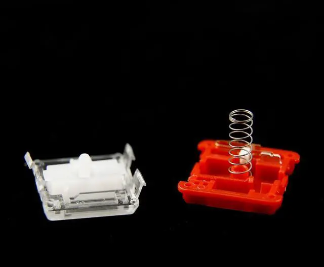 Alt view image 3 of 7 - YMDK Kai-lh Low Profile Choc Switch 1350 Chocolate Keyboard Red Pro Switch 35g Linear for Low Profile Mechanical Keyboard (Choc Red Pro 110PCS)