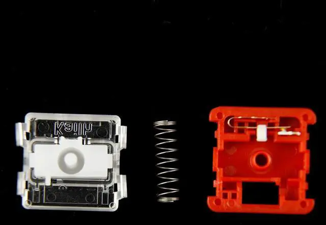 Alt view image 4 of 7 - YMDK Kai-lh Low Profile Choc Switch 1350 Chocolate Keyboard Red Pro Switch 35g Linear for Low Profile Mechanical Keyboard (Choc Red Pro 110PCS)