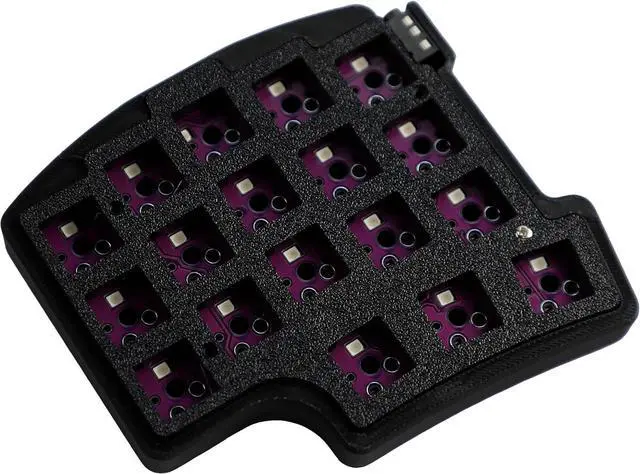 Alt view image 7 of 7 - YMDK Split 36 Keys Ergonomics 40% Layout 3D Print PLA Hotswappable Mechanical Keyboard RGB QMK Vial All Key programmable Mini Independent Gaming Keyboard Kit