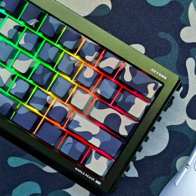 Alt view image 4 of 7 - BOYIxKEYSME GT60 Pro 60% Aluminum Keyboard Case,PIC60 61Keys Custom Full CNC Case Housing Gasket Mechanical Keyboard DIY Barebones Kit Compatible with Woot60HE/MADLIONS MAD 60(Jungle Storm JS)