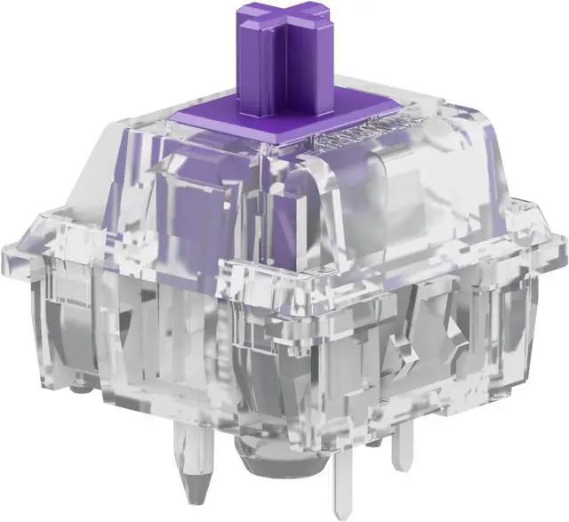 Main image of Glorious Gaming - Mako Switches (110 PCS) Tactile Switches for Gaming and Typing, Clear Design for Max RGB, Pre Lubed, for Hotswappable Mechanical Keyboards with 5-pin sockets