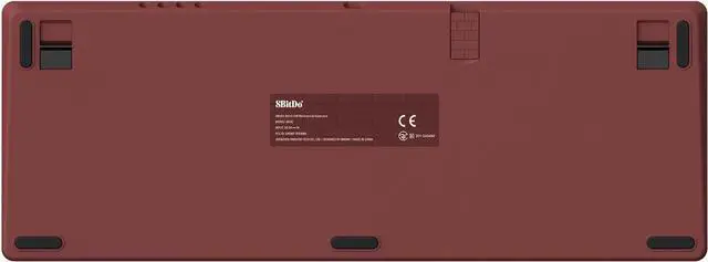 Alt view image 3 of 7 - 8Bitdo 108 Keys Retro Mechanical Keyboard Bluetooth/2.4G/USB-C, Hot Swappable, Dual Super Programmable Buttons, Volume knob for Windows and Android - Fami Edition