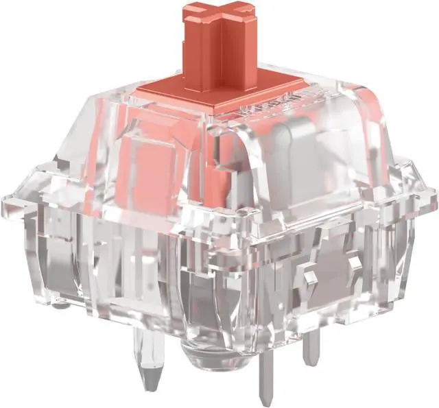 Main image of Glorious Gaming Fox Ultralight Linear Switches (110 PCS) for Mechanical Gaming Keyboards, Prelubed, Silent Red, Cherry MX Compatible