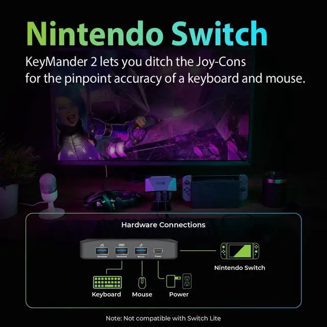 Alt view image 5 of 7 - IOGEAR KeyMander 2 Keyboard/Mouse Adapter Plus Controller Crossover- GE1337P2