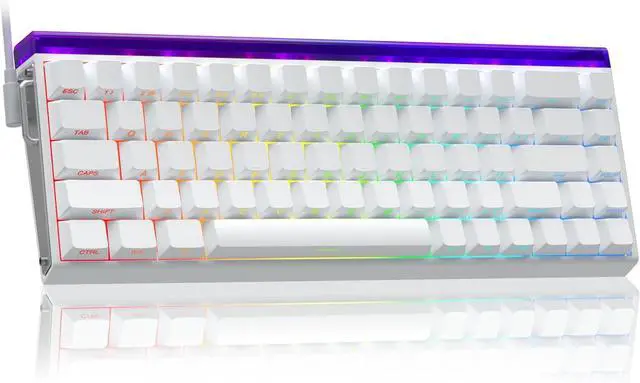 Main image of AULA Hero 68 HE 60% Gaming Keyboard Wired, Hall Effect Magnetic Switch Keyboard with Adjustable Actuation, Fast Trigger Mode, 8K Hz Polling Rate, 0.125ms Latency,Side Printed PBT Keycaps, RGB Backlit