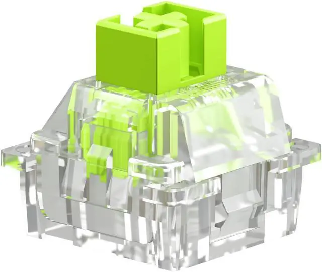 Main image of Glorious Gaming - Raptor Clicky Switches (36 PCS), Magnetic Switches for HE Hotswap Mechanical Keyboards for Gaming, Transparent for MAX RGB, Pre-Lubed, Premium Click Bar for Thocky Sound