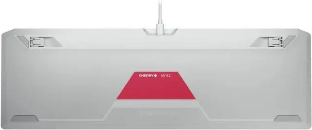 Alt view image 3 of 6 - Cherry MV 3.0 Viola Wired Mechanical Gaming Keyboard. RGB Backlight with Cross Linear Viola Switches. from The Makers of The MX Switch. (White)