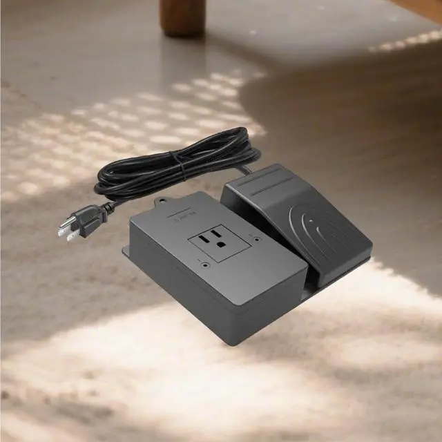 Alt view image 6 of 7 - FVDPWYE Foot Keyboard Pedal Computer Foot Pedal Equipment 16A/250V High Performance Accessories Black for Video Laptop Computer PC