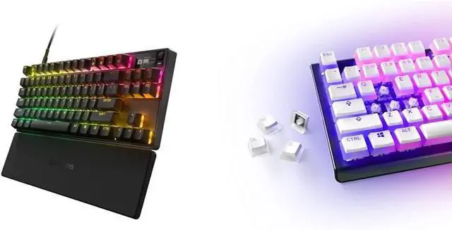 Main image of SteelSeries Apex Pro TKL HyperMagnetic Gaming Keyboard (2023 Edition) + SteelSeries PRISMCAPS PBT Keycaps Bundle