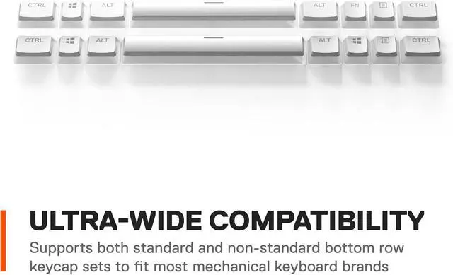 Alt view image 7 of 7 - SteelSeries Apex Pro TKL HyperMagnetic Gaming Keyboard (2023 Edition) + SteelSeries PRISMCAPS PBT Keycaps Bundle