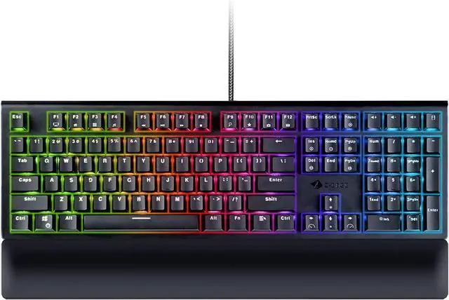 Main image of Z-Edge RGB LED Backlight 108 Keys Gaming Keyboard,USB Wired Mechanical Keyboard, Computer Gaming Keyboard for Windows PC Gamers