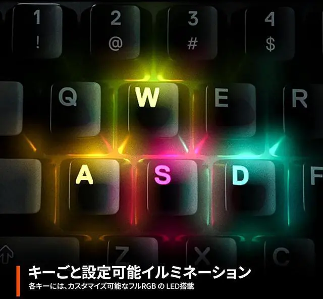 Alt view image 7 of 7 - SteelSeries Apex 5 64537 Gaming Keyboard, Wired Hybrid Mechanical Switch, Japanese Layout, OLED Display