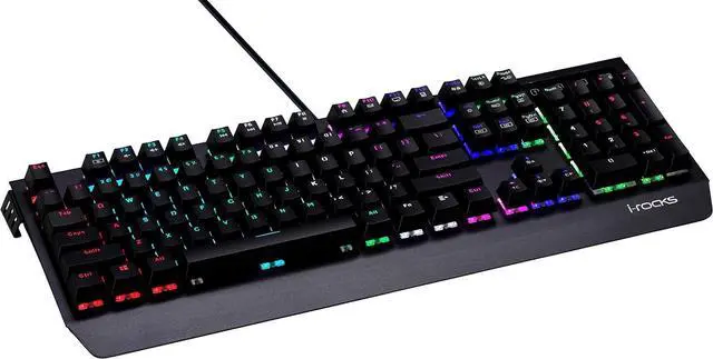 Main image of i-rocks Mechanical RGB Gaming Keyboard with Genuine Cherry MX Switches for Windows PC Gaming USB Wired K60M Plus (Blue Switches)