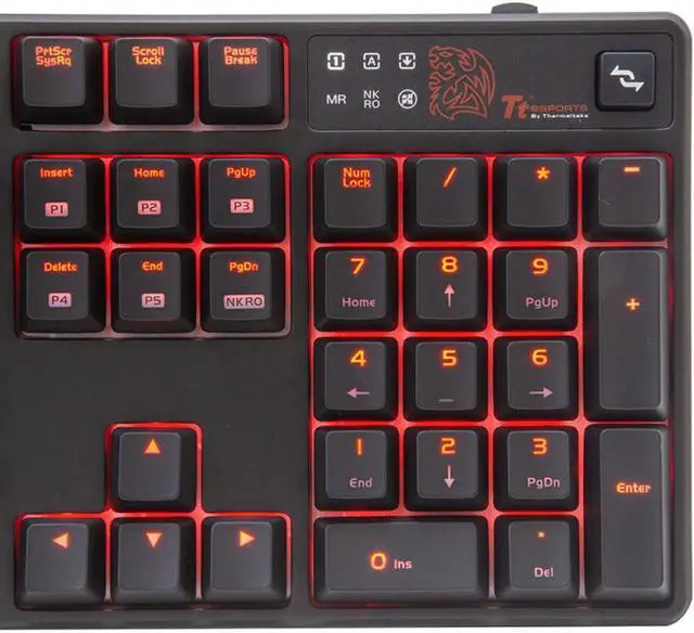 Alt view image 5 of 6 - Tt eSPORTS Poseidon Z RGB LED Brown Switch Mechanical Gaming Keyboard (KB-PZR-KBBRUS-01)
