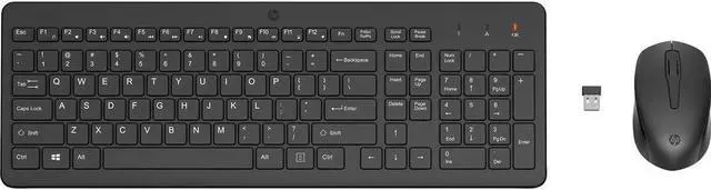 Alt view image 3 of 7 - HP 330 Wireless Keyboard and Mouse Combo - 2.4 Ghz Wireless USB Receiver - Chiclet Keys, 12 Keyboard Shortcuts - 1600 DPI Multi-Surface Mouse - LED Num Lock, Caps Lock, Scroll Lock (2V9E6AA)