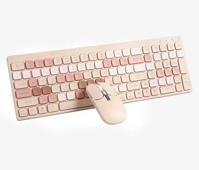 Main image of Bluetooth Wireless Keyboard and Mouse Combo, Dual Modes Bluetooth/2.4G Wireless Connec,Quiet Typing Switch Across 3 Devices,Full-Sized Keyboard Numeric Keypad for Windows Android Mac Laptop PC iPad