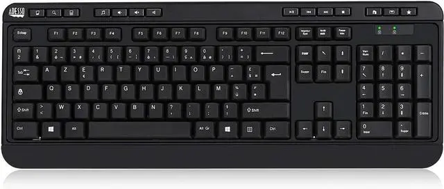 Main image of Adesso WKB-1320CB French Layout Wireless Desktop Keyboard and Mouse Combo Set