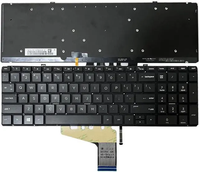 Alt view image 3 of 7 - Gintai Keyboard Backlight US Replacement for HP Spectre X360 15-CH 15T-CH000 15-DF L30531-DH1 92.NEZBQ.J1N 15-CH008CA 15-CH010CA 15-CH011DX 15-CH011NR 15-CH012NR 15-CH015NR 15-CH017NR 15-CH075NR