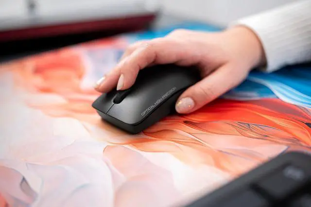 Alt view image 4 of 6 - CHERRY DW 3000 - Wireless Keyboard+Mouse Combo - 4 Additional Keys - US Layout - QWERTY Keyboard - GS Approval - Black