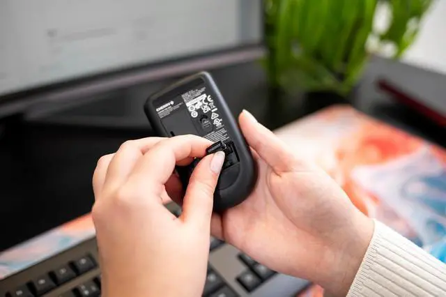 Alt view image 6 of 6 - CHERRY DW 3000 - Wireless Keyboard+Mouse Combo - 4 Additional Keys - US Layout - QWERTY Keyboard - GS Approval - Black