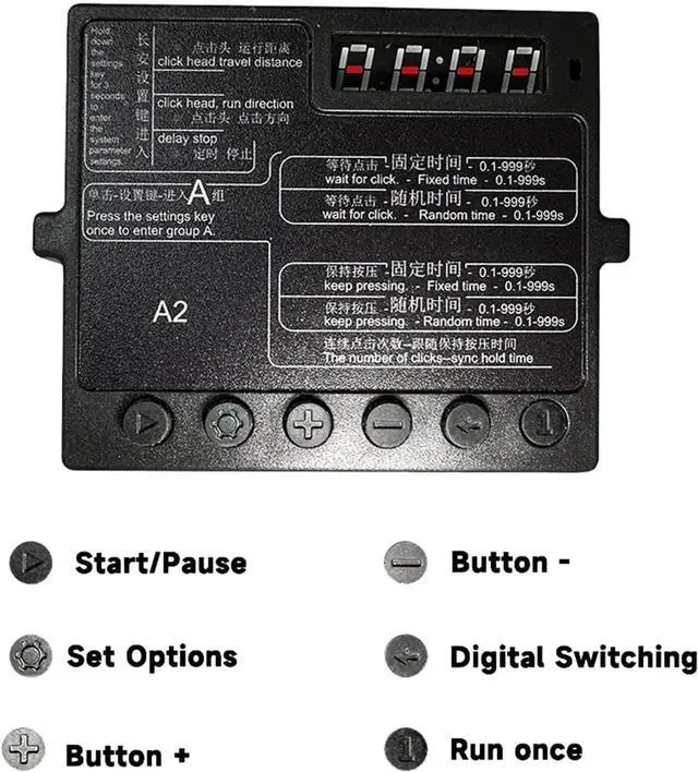 Alt view image 4 of 7 - MagiDeal Physical Click Auto Keyboard Clicker Game Hang up Assistance Professional Prevent Offline Adjustable Speed Auto Clicking Tool, A2