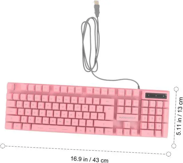 Alt view image 4 of 7 - Gadpiparty 1set Wired Gaming Mouse Keyboard Headset Ergonomic Memory Non- Mouse Pad for Office and Gaming Use