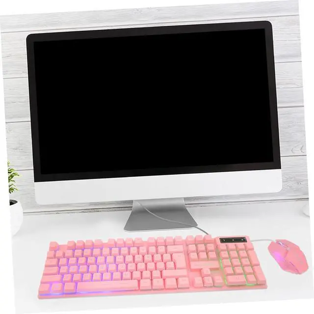 Alt view image 7 of 7 - Gadpiparty 1set Wired Gaming Mouse Keyboard Headset Ergonomic Memory Non- Mouse Pad for Office and Gaming Use