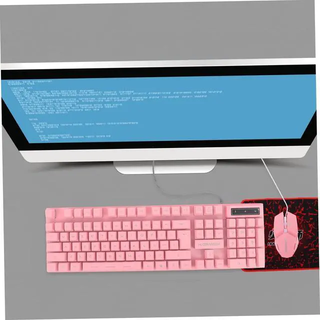 Alt view image 6 of 7 - Gadpiparty 1set Keyboard and Mouse Set RGB Led Lighting Wired Headset and Comfortable Design for Gamers for Office and Gaming Use