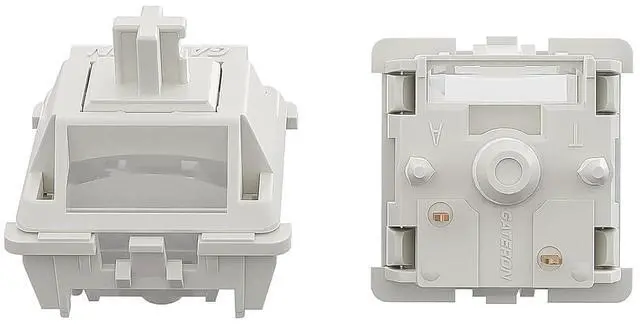 Alt view image 7 of 7 - Gateron Smoothie Keyboard Switch for Mechanical Gaming Keyboard,Linear 40gf 5-Pin Factory Pre-lubed 22mm Dual-Stage Spring RGB LED Full POM White Keyboard Switch(Smoothie 72PCS)