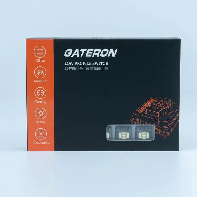 Alt view image 5 of 5 - GATERON KS-33 Low Profile Banana Keyboard Switches, Tactile 65gf 3 Pin RGB LED Factory Pre-lubed for MX Mechanical Keyboard (110)