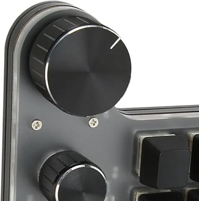 Alt view image 4 of 7 - HOHXFYP Mini Mechanical Gaming Keyboard, 12 Key 3 Knob One Handed Mechanical Gaming Keyboard, Waterproof Macro Mechanical Gaming Keyboard(BT-A)