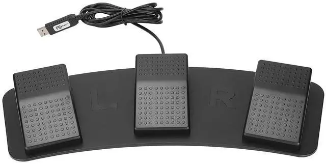 Main image of USB Foot Pedal PC Triple Foot Switch, PC USB Triple Foot Switch Pedal 3 Three Key Footswitch Program Customized Computer Keyboard Mouse for Playing Games