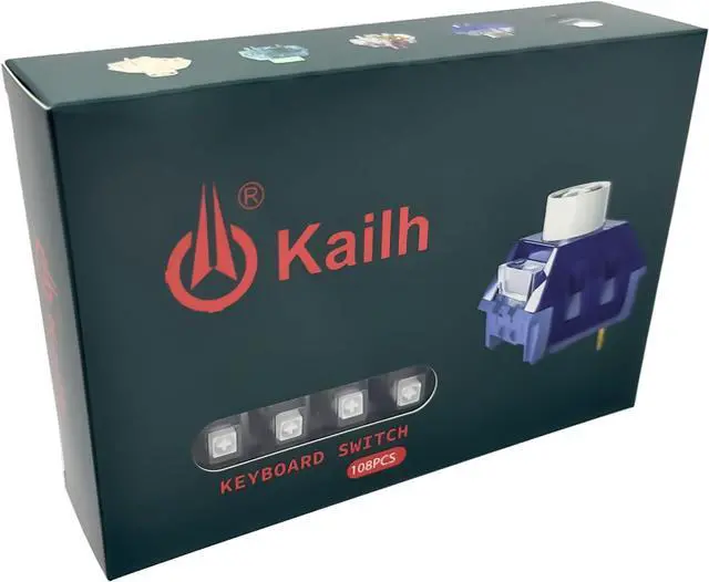 Alt view image 5 of 6 - Kailh Box White Mechanical Keyboard Switches,3-Pin 45gf Clicky/Speed Typing/Gaming/Waterproof Switches(108Pcs,Kailh Box White)