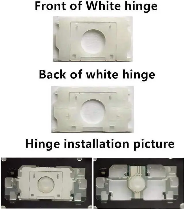 Alt view image 3 of 4 - Replacement Individual Return(Enter) Key Cap and Hinges are Applicable for MacBook Pro/Air A2141 A2251 A2189 A2179 Keyboard to Replace The Return(Enter) keycap and Hinge
