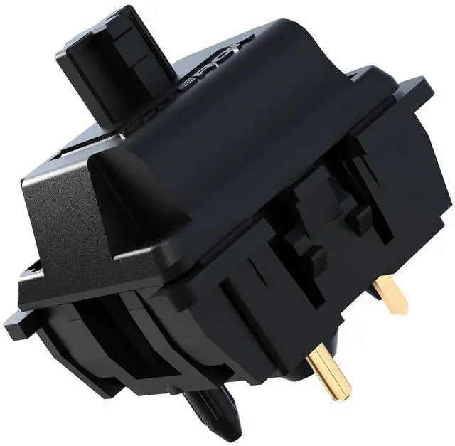 Main image of Gateron Oil King Keyboard Switches -108pack,5-pin 55gf/pre-Lubricated/Full Pom/Black Plated Spring/high Life/Office Typing/Linear switches for MX Mechanical Keyboard