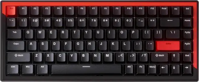 Alt view image 2 of 7 - DrunkDeer G75 Rapid Trigger Keyboard, Esports Gaming Keyboard - Magnetic Switch Last Win Mode Adjustable Actuation, 75% Design, Black