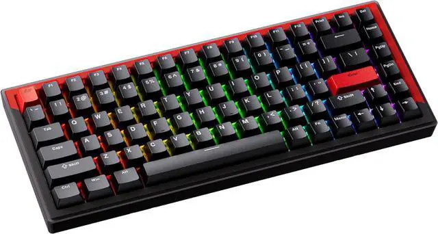 Alt view image 7 of 7 - DrunkDeer G75 Rapid Trigger Keyboard, Esports Gaming Keyboard - Magnetic Switch Last Win Mode Adjustable Actuation, 75% Design, Black