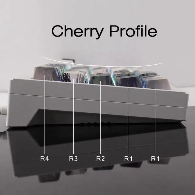 Alt view image 6 of 7 - Sunzit PBT Keycaps - Side Print Keycaps 75 Percent, Shine Through Custom Key caps, Japanese Keycap Set Dye Sub & Double Shot, 135 Keys Cherry Profile Keyboard Keycap for Mechanical Keyboard