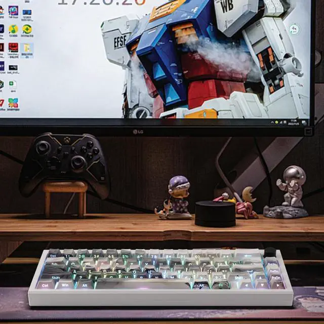 Alt view image 7 of 7 - Sunzit PBT Keycaps - Side Print Keycaps 75 Percent, Shine Through Custom Key caps, Japanese Keycap Set Dye Sub & Double Shot, 135 Keys Cherry Profile Keyboard Keycap for Mechanical Keyboard