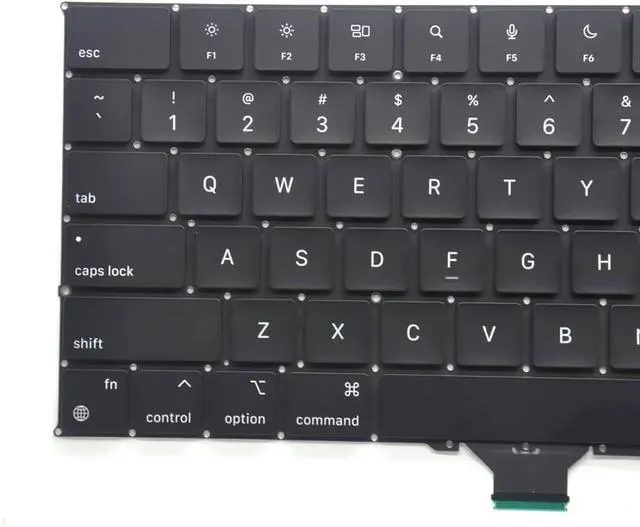 Alt view image 4 of 7 - Pardarsey Replacement Backlit Keyboard Compatible with MacBook Pro 14" A2442, 16" A2485 2021 - US Layout with Screws and Screwdriver