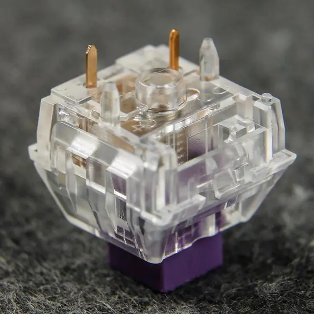 Alt view image 3 of 7 - Kailh Box Crystal Jade Navy Blue Royal Pink 5 pin Transparent Switches IP56 Water-Proof Compatible Cherry Or Gateron MX Switches for MX Mechanical Keyboard (Royal 90pcs)