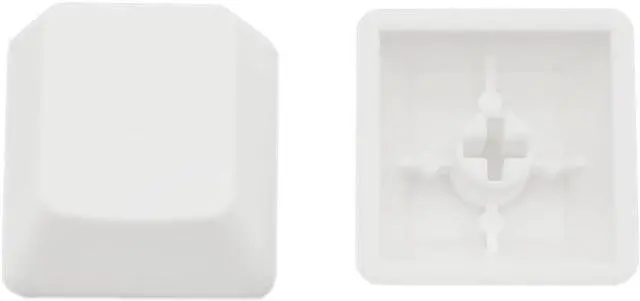 Main image of Elacgap OEM Profile White Blank Keycaps PBT Material 1U R4 Keycap for MX switches Mechanical Keyboard (White, 100pcs)