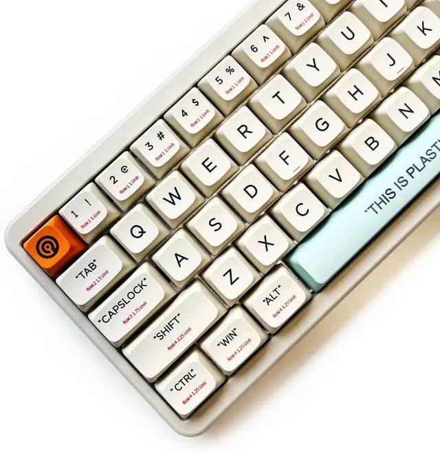 Alt view image 2 of 7 - XDK Custom Keycaps 128 Keys(PBT XDA Dye-Sub) This is Plastic Theme Keycap Set for Mechanical Keyboard