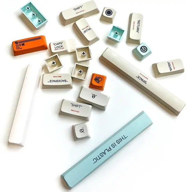 Alt view image 7 of 7 - XDK Custom Keycaps 128 Keys(PBT XDA Dye-Sub) This is Plastic Theme Keycap Set for Mechanical Keyboard